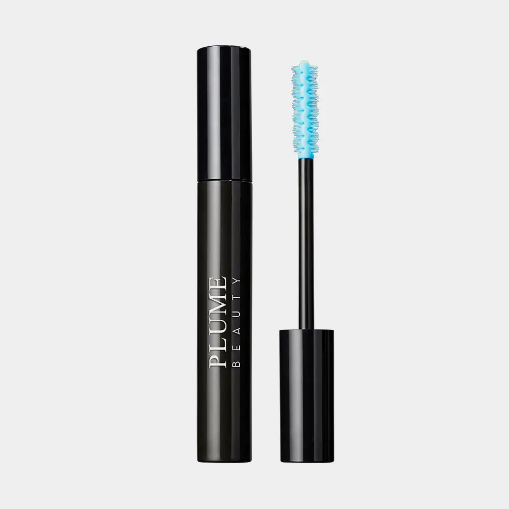 plume beauty mascara maximize | vegan volumizing mascara | long-lasting lash mascara | thickening eye mascara | smudge-proof mascara