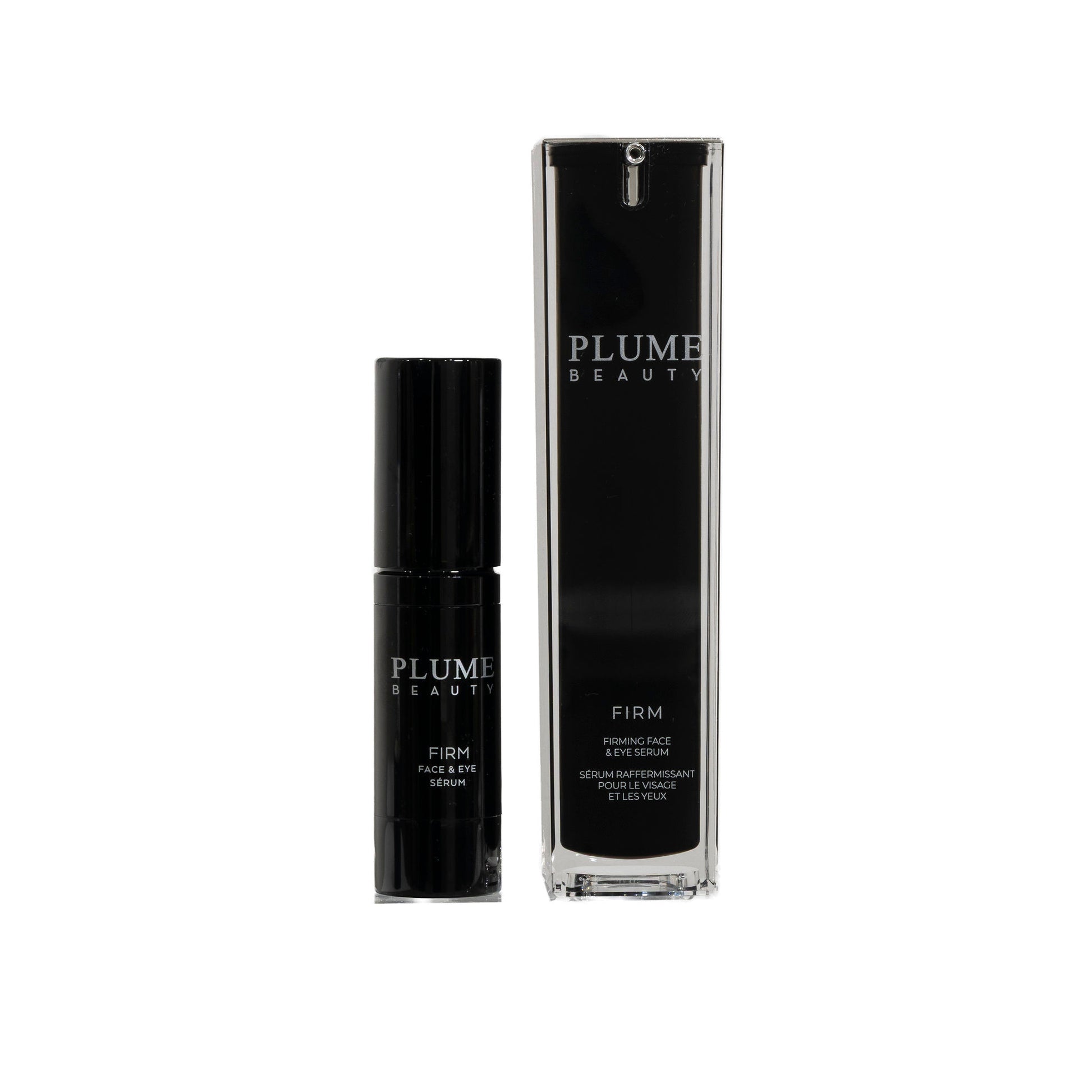 Plume Beauty Firming Face and Eye Serum | Vegan Anti-Aging Face Serum | Hydrating Eye and Face Serum | Skin Tightening Serum | Nourishing Firming Facial Serum