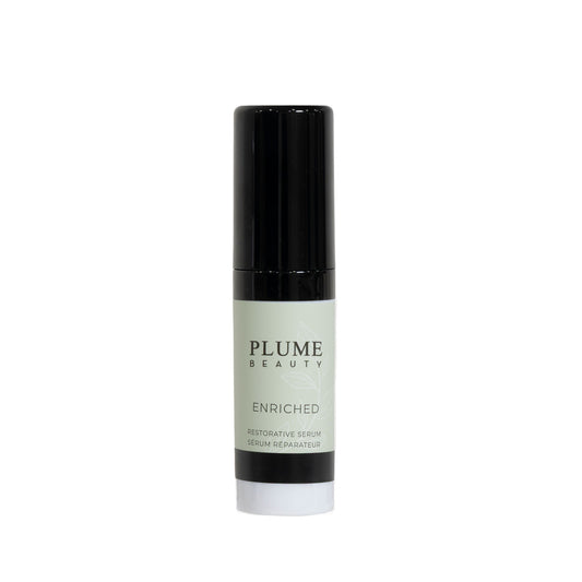 Plume Beauty Enriched Restorative Serum 15ml | Vegan Skin Repair Serum | Hydrating Facial Serum | Anti-Aging Skin Serum | Nourishing Face Serum