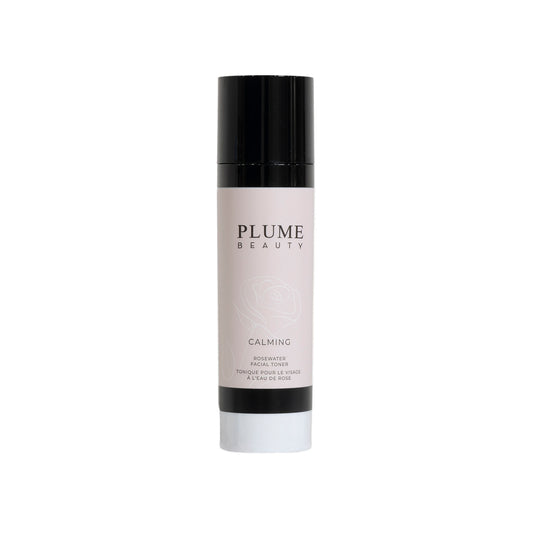 Plume Beauty Calming Rosewater Toner 115ml | Vegan Rosewater Face Toner | Soothing Skin Toner | Hydrating Rosewater Mist | Gentle Facial Toner