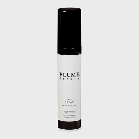 Plume Beauty Vegan Day Cream 30ml | Hydrating Daily Face Cream | Lightweight Vegan Moisturizer | Nourishing Day Face Cream | Natural Skin Care Cream