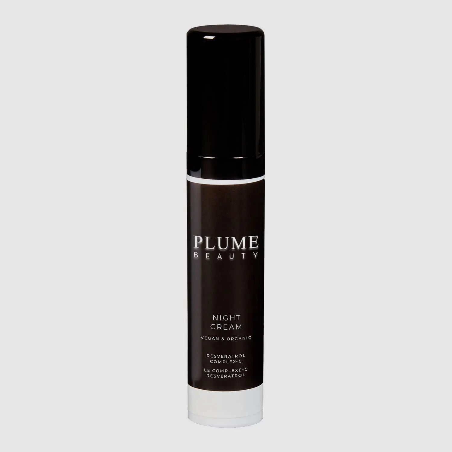 Plume Beauty Vegan Night Cream 30ml | Hydrating Overnight Face Cream | Nourishing Night Moisturizer | Vegan Anti-Aging Night Cream | Natural Restorative Night Cream