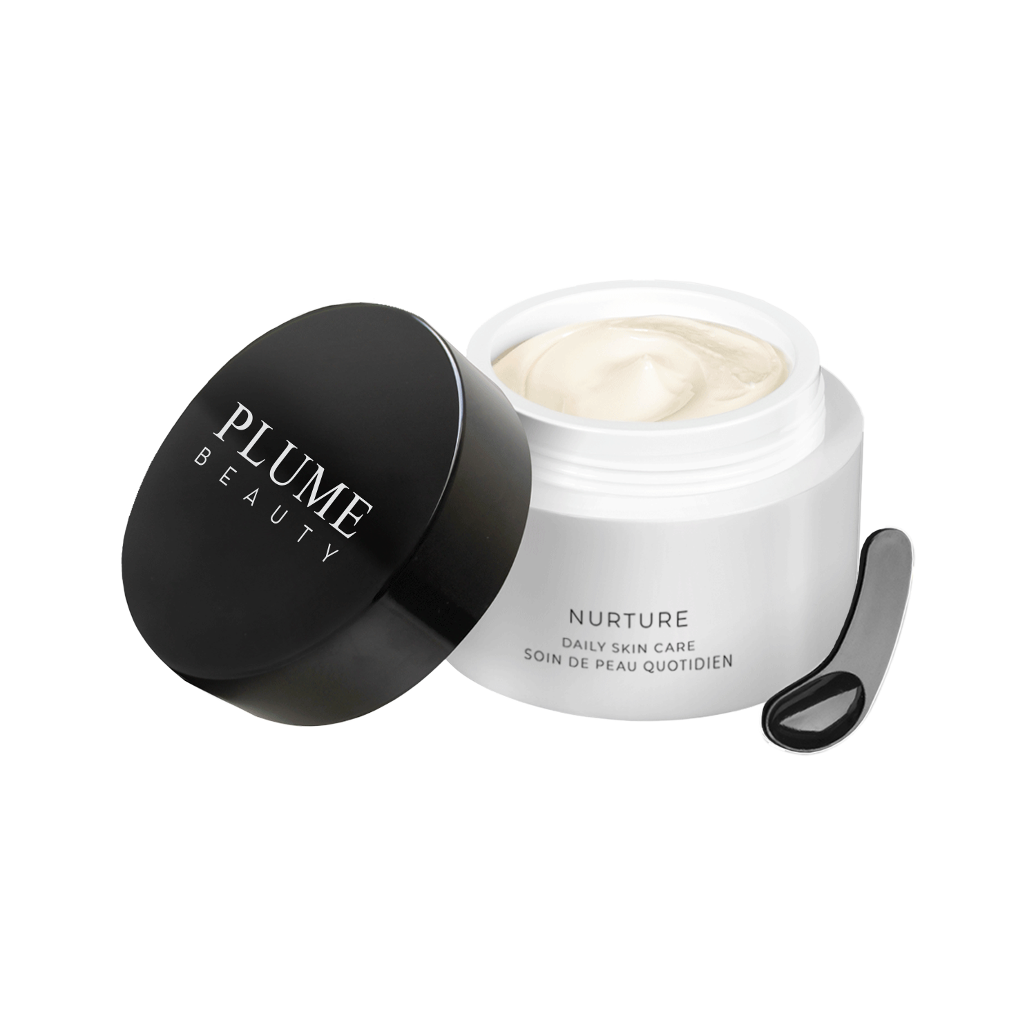 Plume Beauty Nurture Daily Skin Care 50ml | Vegan Daily Face Cream | Hydrating Skin Care Lotion | Nourishing Daily Moisturizer | Gentle Daily Skin Care Cream