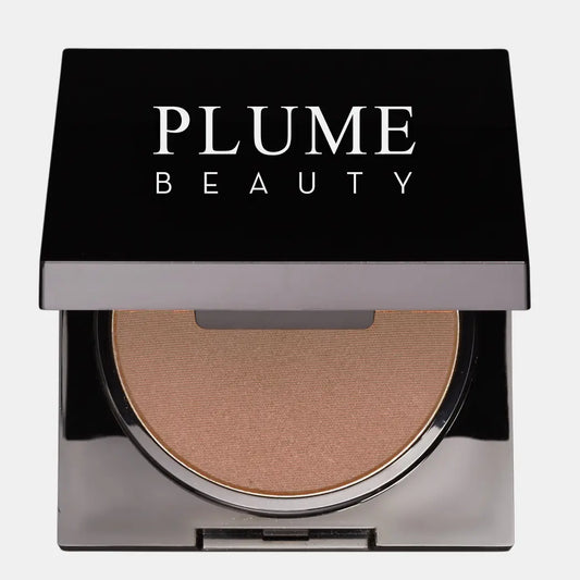 Plume Beauty Bronzer Compact | Vegan Face Bronzer | Smooth Blend Bronzer | Lightweight Matte Bronzer | Natural Glow Bronzer