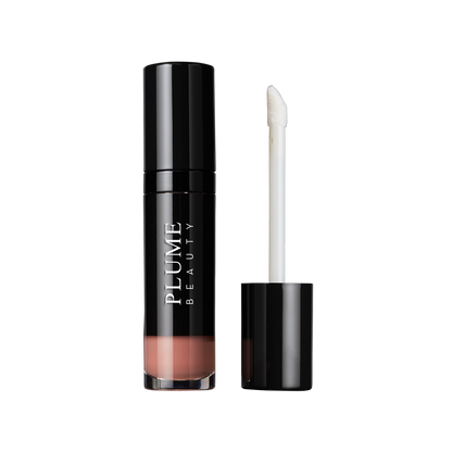 Plume Beauty Lip Glaze | Vegan Lip Gloss | Hydrating Shiny Lip Color | Smooth Glide Lip Glaze | Long-Lasting Glossy Lips