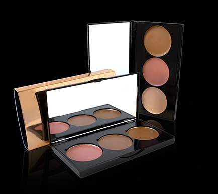 plume beauty 3 well bronzer palette | natural glow bronzer palette | vegan bronzer makeup | buildable bronzer kit | lightweight face bronzer