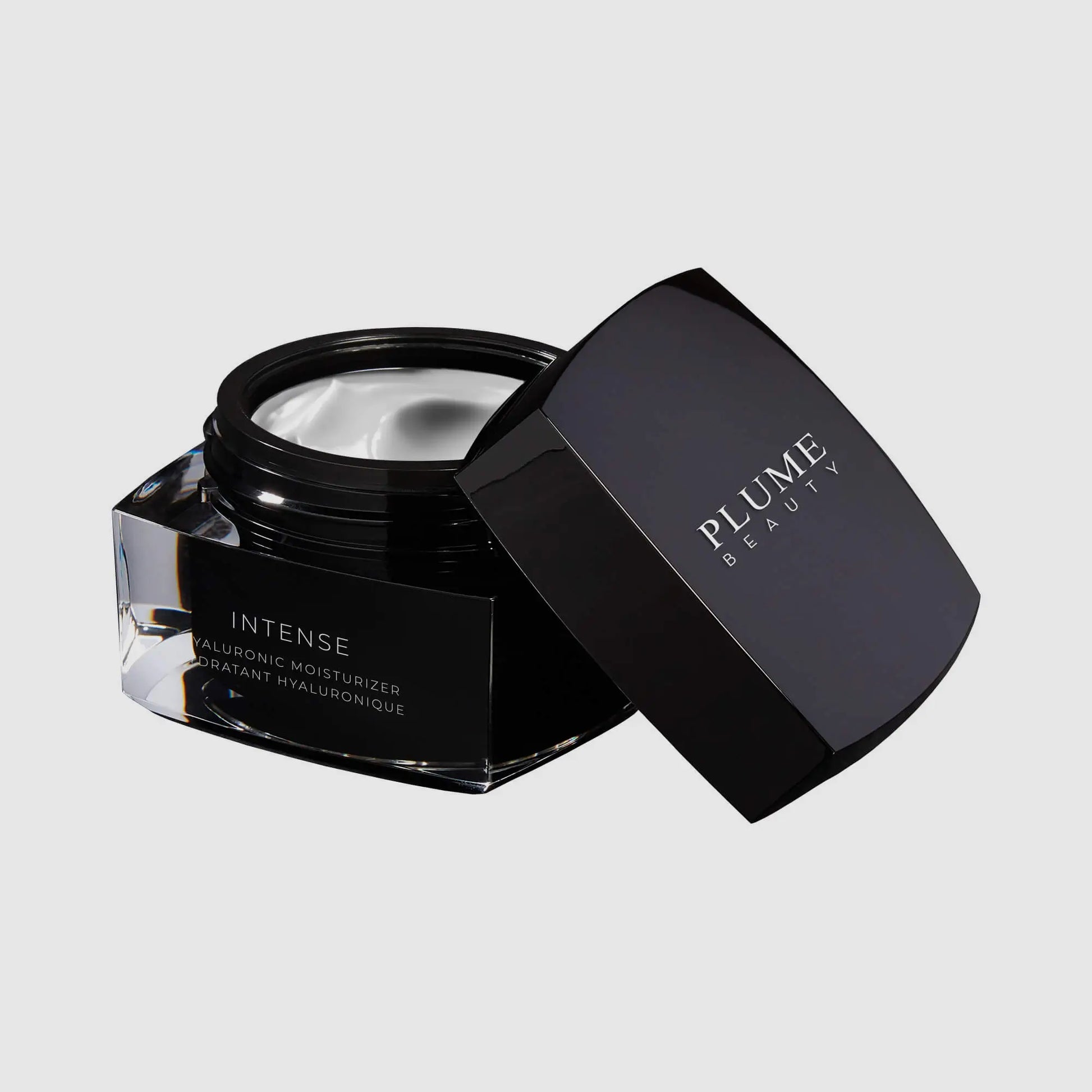 Plume Beauty Intense Hyaluronic Moisturizer 50ml | Vegan Hydrating Face Cream | Deep Moisture Skin Cream | Nourishing Hyaluronic Face Moisturizer | Lightweight Daily Moisturizer