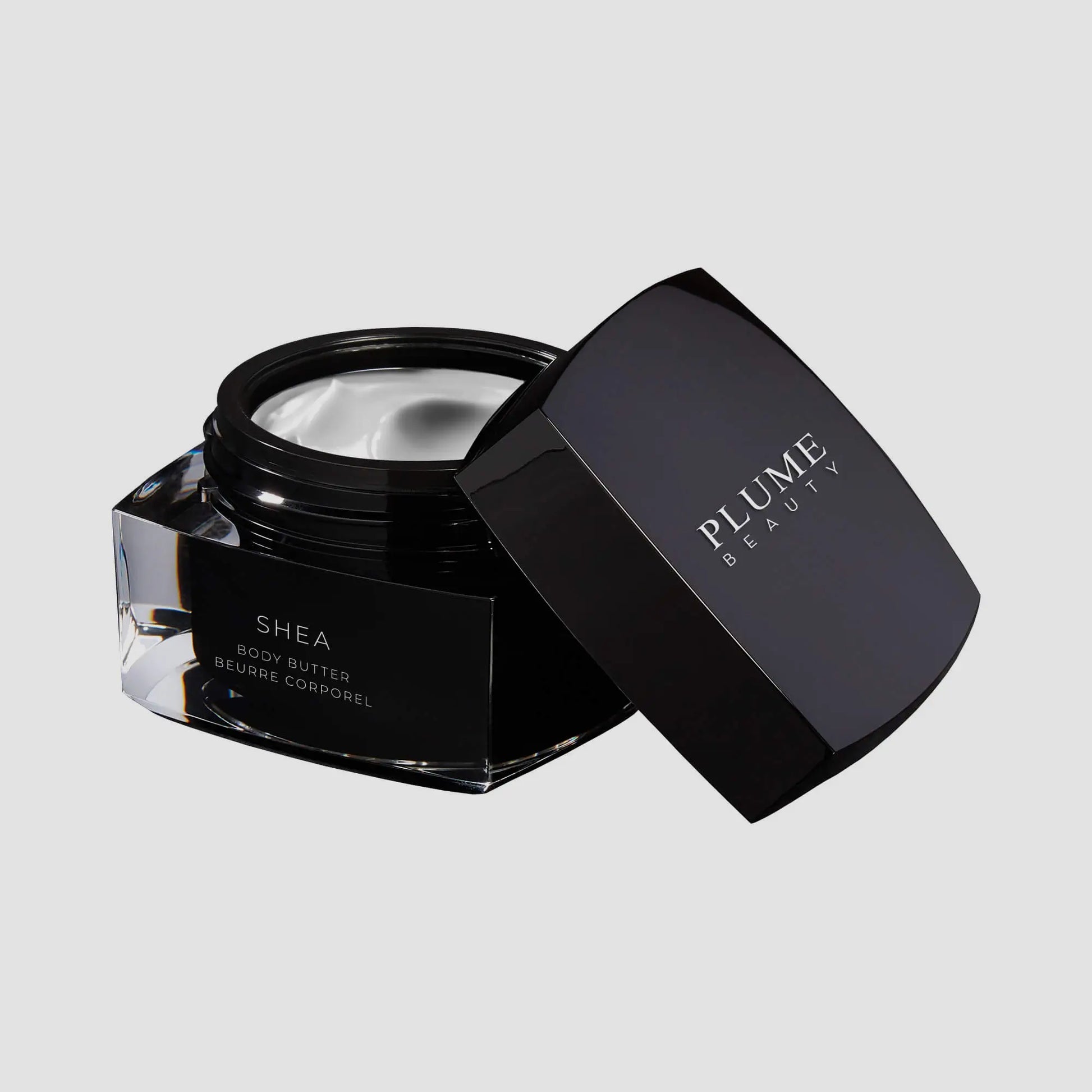 Plume Beauty Shea Body Butter 50ml | Vegan Moisturizing Body Butter | Nourishing Shea Skin Cream | Hydrating Body Butter | Rich Vegan Body Moisturizer